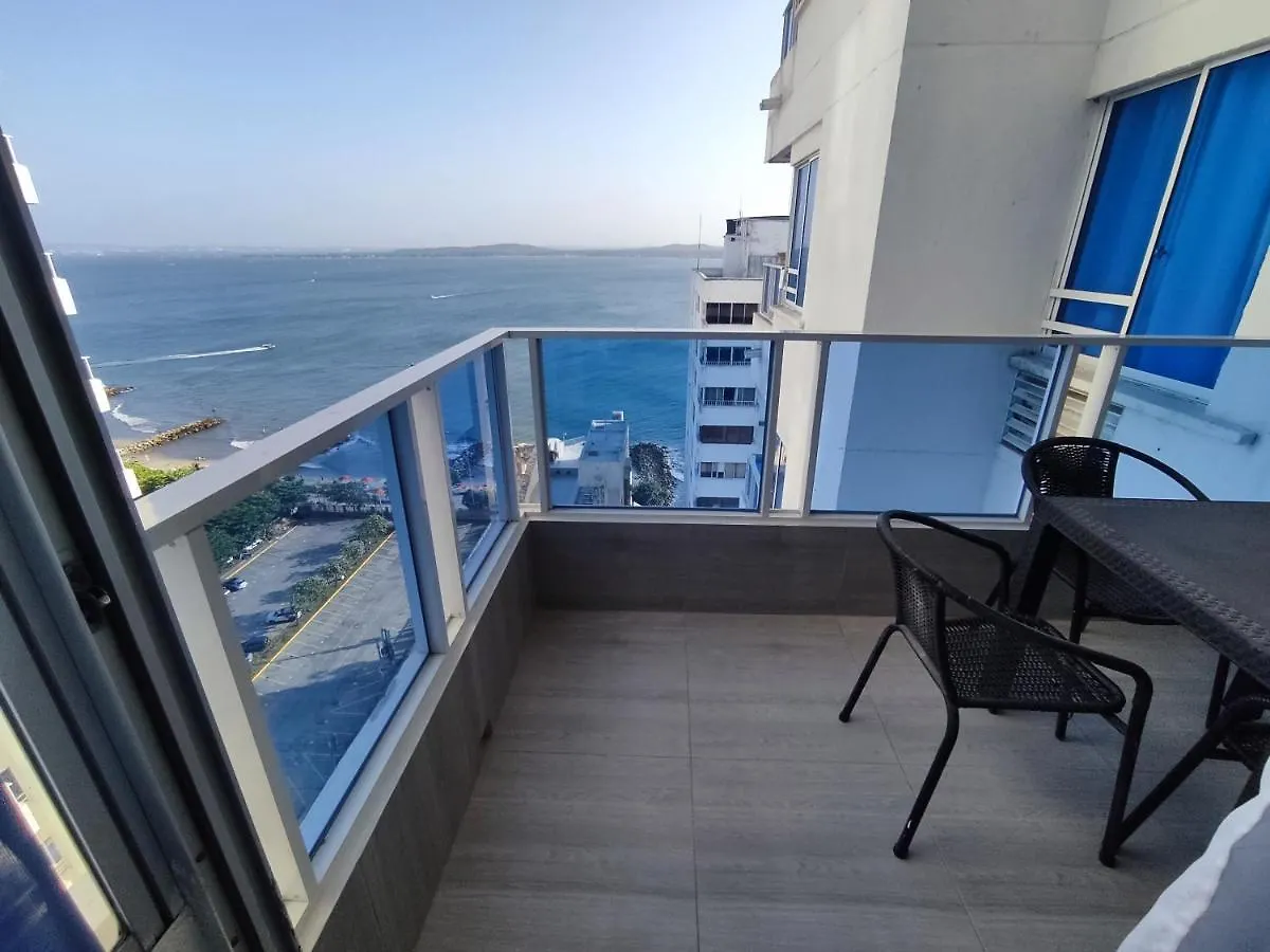 Apartamento Con Balcon Y Vista Al Mar Cartagena Apartment