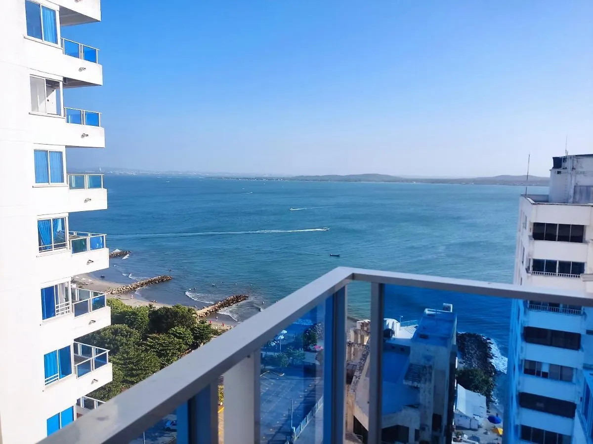 Apartamento Con Balcon Y Vista Al Mar Cartagena 0*,  Colombia